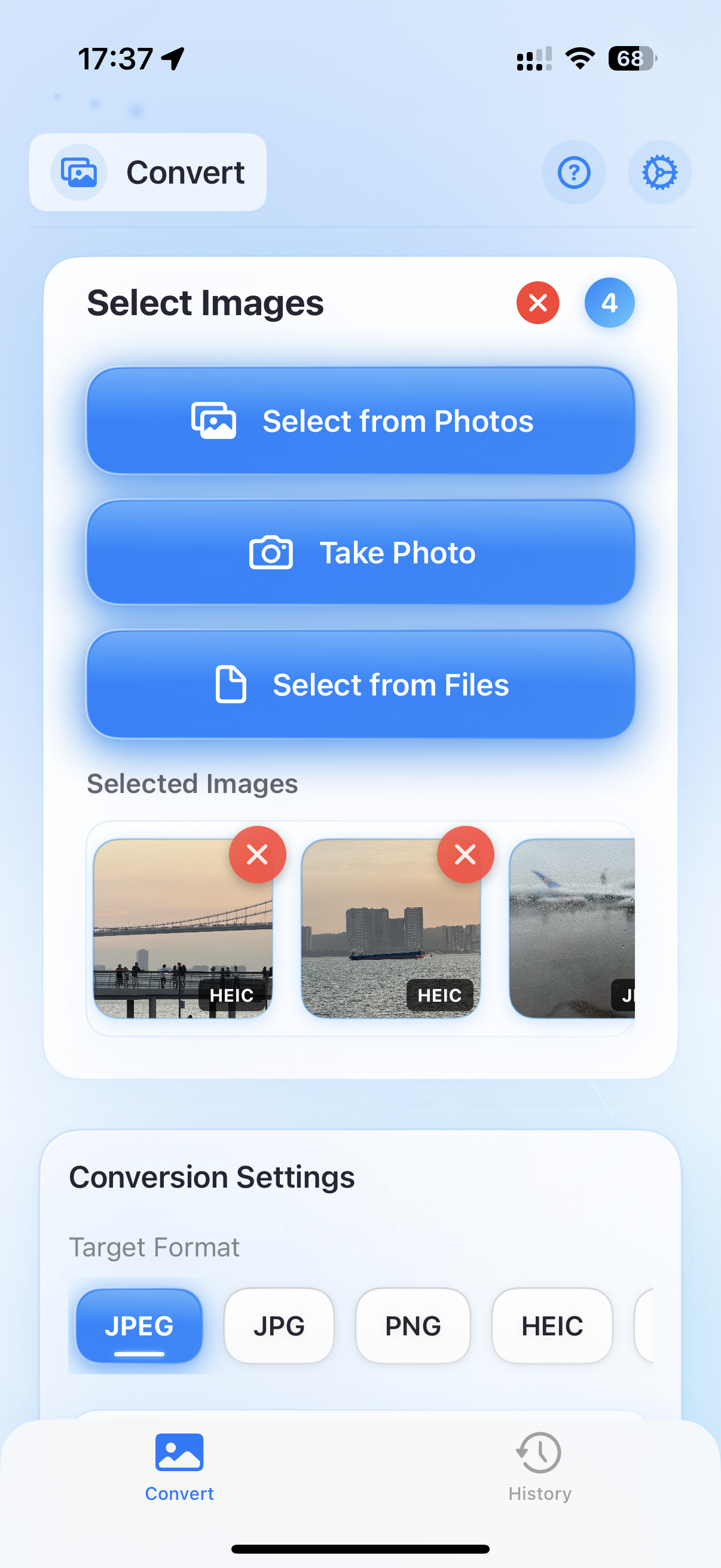 Image Converter App Screenshot